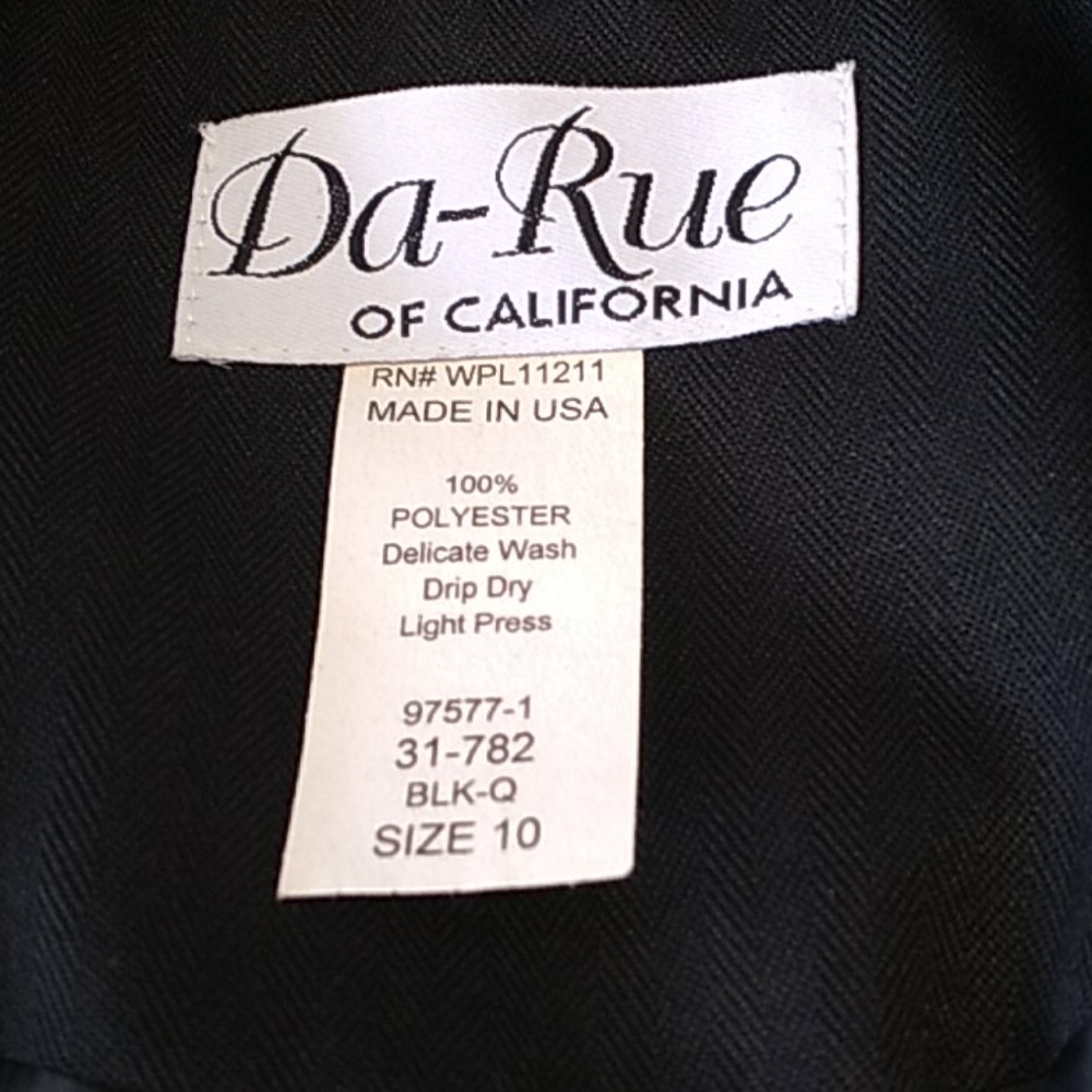Da Rue #10 black blazer - Picture 4 of 4